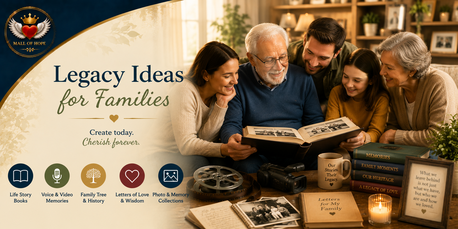mall of hope legacy ideas for families