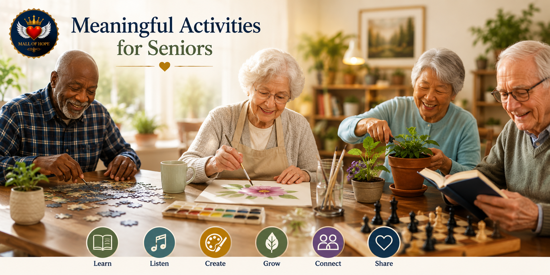 mall of hope meaningful activities for seniors
