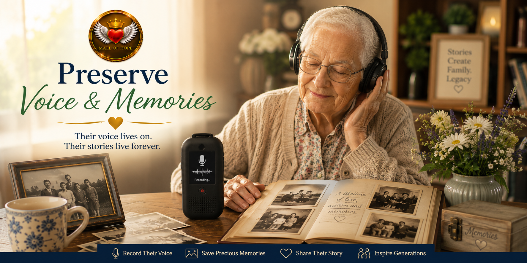 preserve voice and memories preserve voice and memories